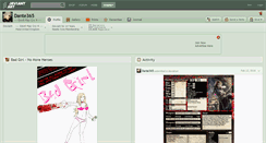 Desktop Screenshot of dante365.deviantart.com