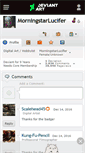Mobile Screenshot of morningstarlucifer.deviantart.com
