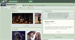 Desktop Screenshot of barbossa-fans.deviantart.com