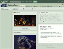 Tablet Screenshot of barbossa-fans.deviantart.com
