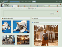 Tablet Screenshot of fedayn.deviantart.com