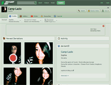 Tablet Screenshot of camp-lazlo.deviantart.com