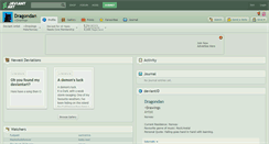 Desktop Screenshot of dragondan.deviantart.com