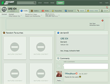 Tablet Screenshot of gre-en.deviantart.com