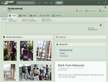Tablet Screenshot of fantasysemaj.deviantart.com
