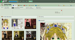 Desktop Screenshot of jenna-angel.deviantart.com