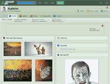 Tablet Screenshot of kushtrim.deviantart.com
