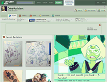 Tablet Screenshot of doks-assistant.deviantart.com