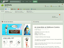 Tablet Screenshot of darthfurby.deviantart.com