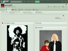 Tablet Screenshot of kevin2407.deviantart.com