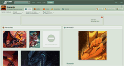 Desktop Screenshot of feanarth.deviantart.com