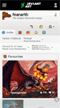 Mobile Screenshot of feanarth.deviantart.com