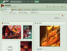 Tablet Screenshot of feanarth.deviantart.com