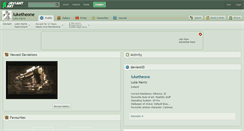 Desktop Screenshot of luketheone.deviantart.com