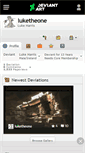 Mobile Screenshot of luketheone.deviantart.com