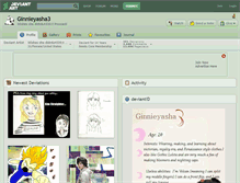 Tablet Screenshot of ginnieyasha3.deviantart.com