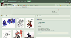 Desktop Screenshot of cyphercodicer.deviantart.com