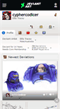 Mobile Screenshot of cyphercodicer.deviantart.com