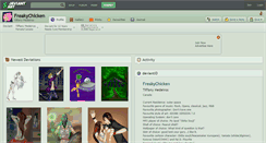 Desktop Screenshot of freakychicken.deviantart.com