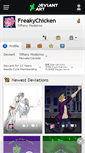 Mobile Screenshot of freakychicken.deviantart.com