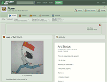 Tablet Screenshot of fiorre.deviantart.com