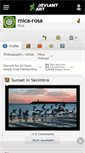 Mobile Screenshot of mica-rosa.deviantart.com