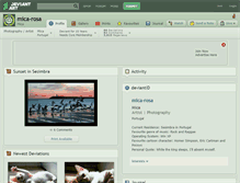 Tablet Screenshot of mica-rosa.deviantart.com