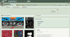 Desktop Screenshot of nympha666.deviantart.com