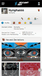 Mobile Screenshot of nympha666.deviantart.com
