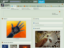 Tablet Screenshot of andy22.deviantart.com