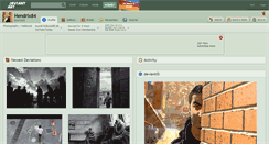Desktop Screenshot of hendrix84.deviantart.com