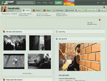 Tablet Screenshot of hendrix84.deviantart.com