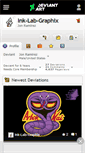 Mobile Screenshot of ink-lab-graphix.deviantart.com