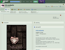 Tablet Screenshot of miss-pedantic.deviantart.com