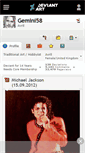 Mobile Screenshot of gemini58.deviantart.com