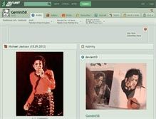 Tablet Screenshot of gemini58.deviantart.com