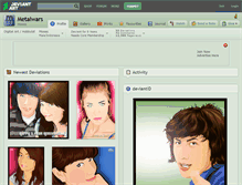 Tablet Screenshot of metalwars.deviantart.com
