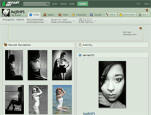 Tablet Screenshot of majrhps.deviantart.com