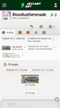 Mobile Screenshot of bloodlustserenade.deviantart.com