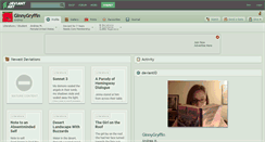 Desktop Screenshot of ginnygryffin.deviantart.com