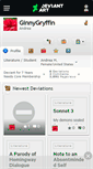 Mobile Screenshot of ginnygryffin.deviantart.com