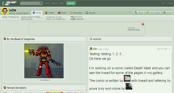 Desktop Screenshot of iadm.deviantart.com