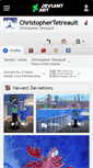 Mobile Screenshot of christophertetreault.deviantart.com