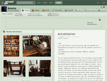 Tablet Screenshot of beledra.deviantart.com