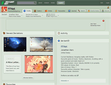 Tablet Screenshot of ffnet.deviantart.com