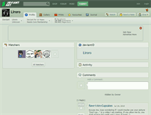 Tablet Screenshot of liroro.deviantart.com