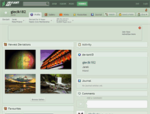 Tablet Screenshot of giecik182.deviantart.com