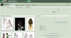 Desktop Screenshot of lennehart.deviantart.com