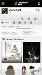 Mobile Screenshot of lennehart.deviantart.com