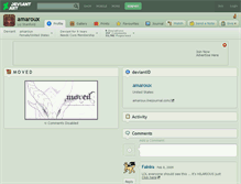 Tablet Screenshot of amaroux.deviantart.com